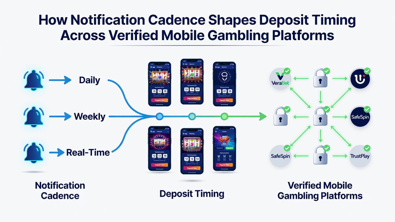 Analytics dashboard displaying deposit timing trends linked to notification schedules