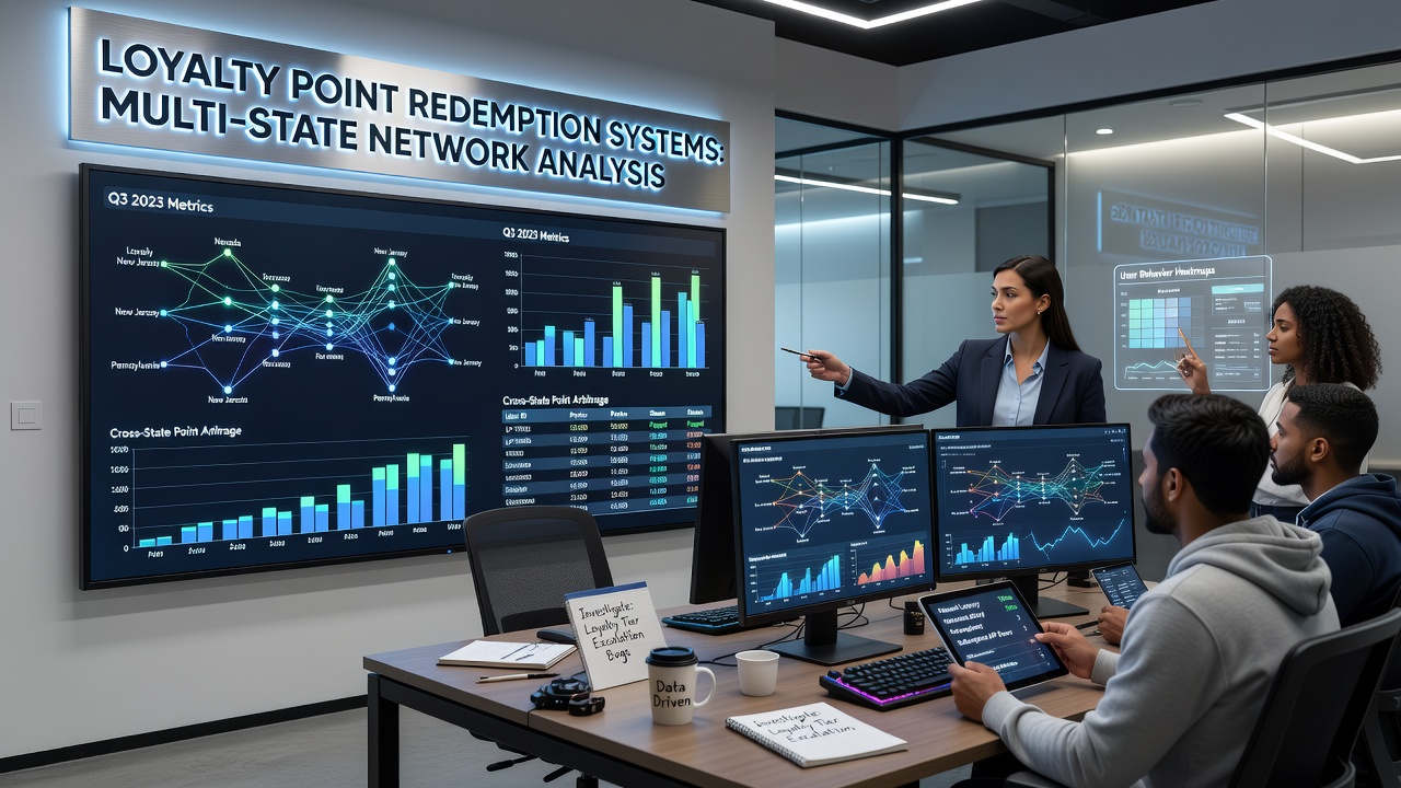 Analytics chart comparing loyalty point conversion rates between New Jersey, Pennsylvania, and Michigan online casinos in 2026